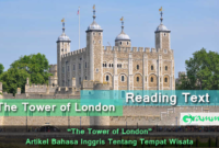 The Tower of London - Artikel Bahasa Inggris Tentang Tempat Wisata